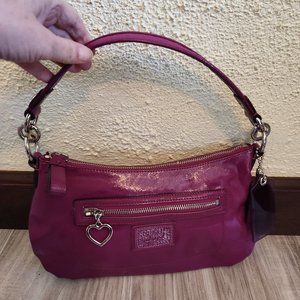 Coach Poppy Leather Handbag or Crossbody Bag Purse